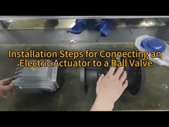 Ηλεκτρική βαλβίδα ελέγχου σφαίρας μεταλλικού καθίσματος από ανοξείδωτο χάλυβα