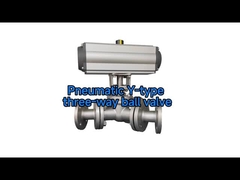 Πνευματική βαλβίδα σφαίρας τριών κατευθύνσεων τύπου Y