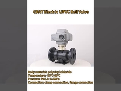 Βαλβίδες UPVC για λύσεις οξέων και αλκαλίων. Ανθεκτικές στη διάβρωση και μακροχρόνιες.