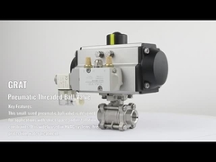 Μεταλλική σφραγίδα V διαχωρισμός Πνευματική βαλβίδα σφαίρας από ανοξείδωτο χάλυβα υψηλής πίεσης