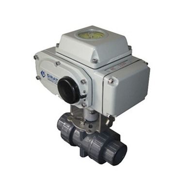 IP67 DC24V Dn50 Ηλεκτρική βαλβίδα σφαίρας CPVC με σήμα ανάδρασης ενεργοποίησης και απενεργοποίησης