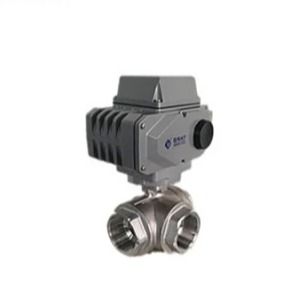 3 Way Multi Control Ατσάλινη βαλβίδα σφαίρας με ηλεκτρικό κινητήρα